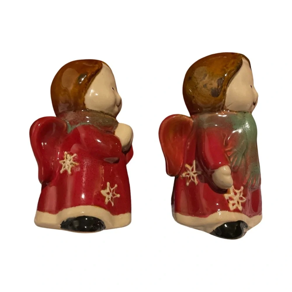 Salt & Pepper Shakers- Holiday/Winter Christmas /Angels from Target-New in Box